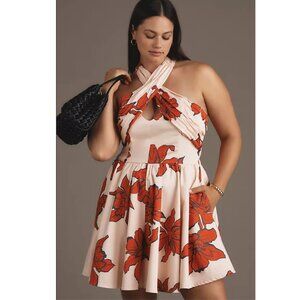 New! Anthropologie Hutch Wrap Halter Romper Playsuit Women’s Size 1X